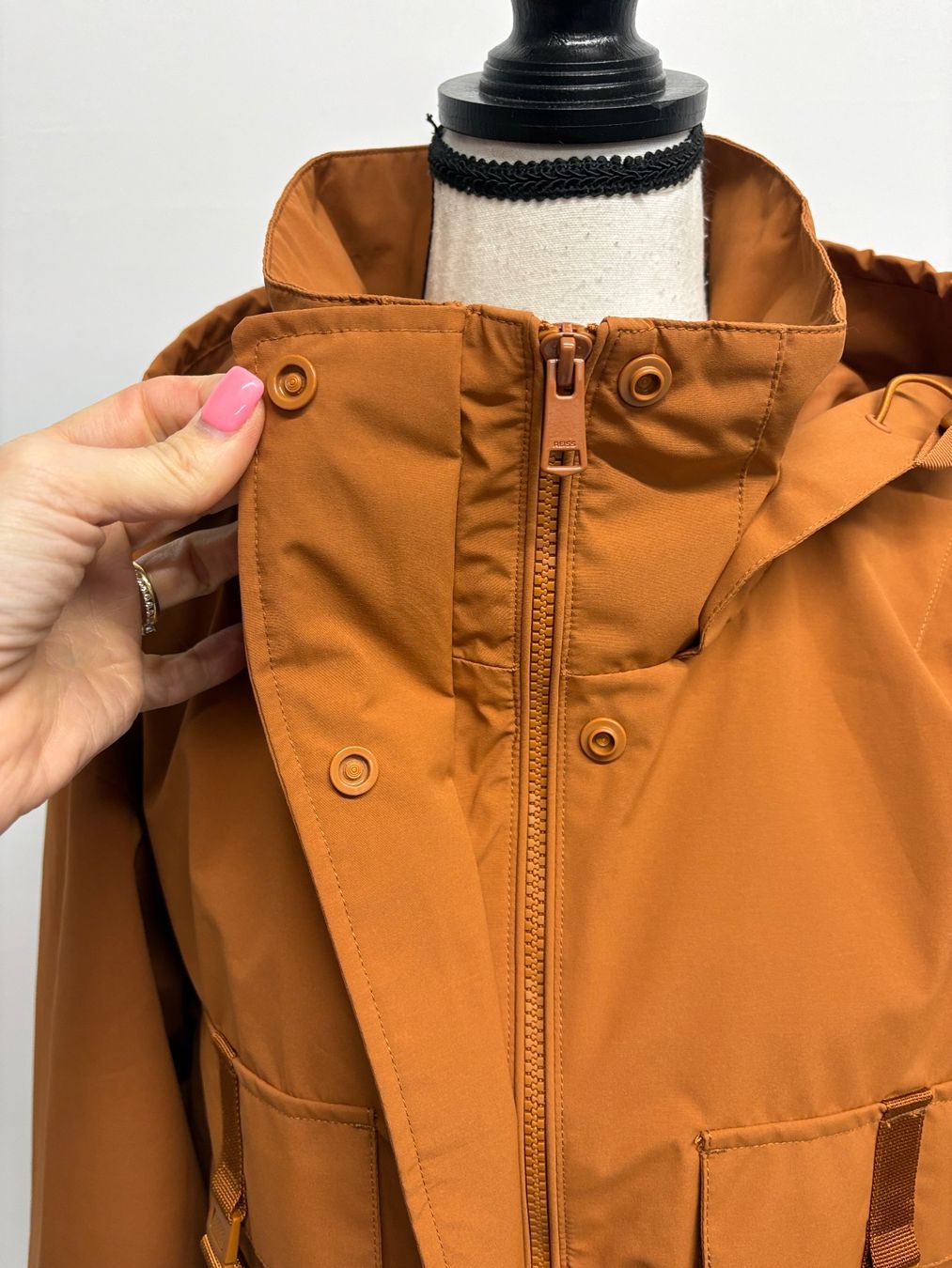 Giacche: REISS neue Übergangsjacke 42 rost Bomberjacke Kapuze – Nuovo (secondo la descrizione) da Regensdorf venduto da secondchancefashion 3