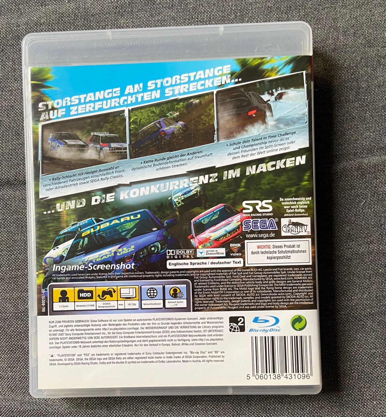 Sega Jeux: Sega Rally - Playstation - Blu-ray Disc – D'occasion à Luzern par Lycka 1
