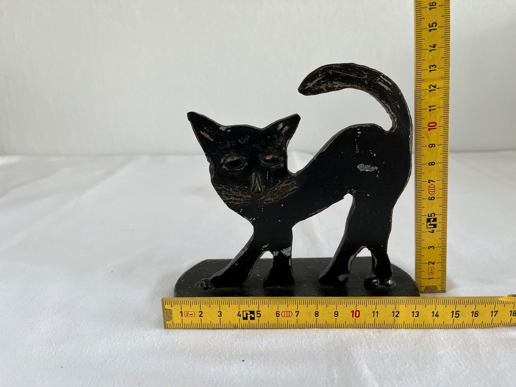 Statuette: Katze aus Metall – Usato da Wetzikon ZH venduto da seli03 5