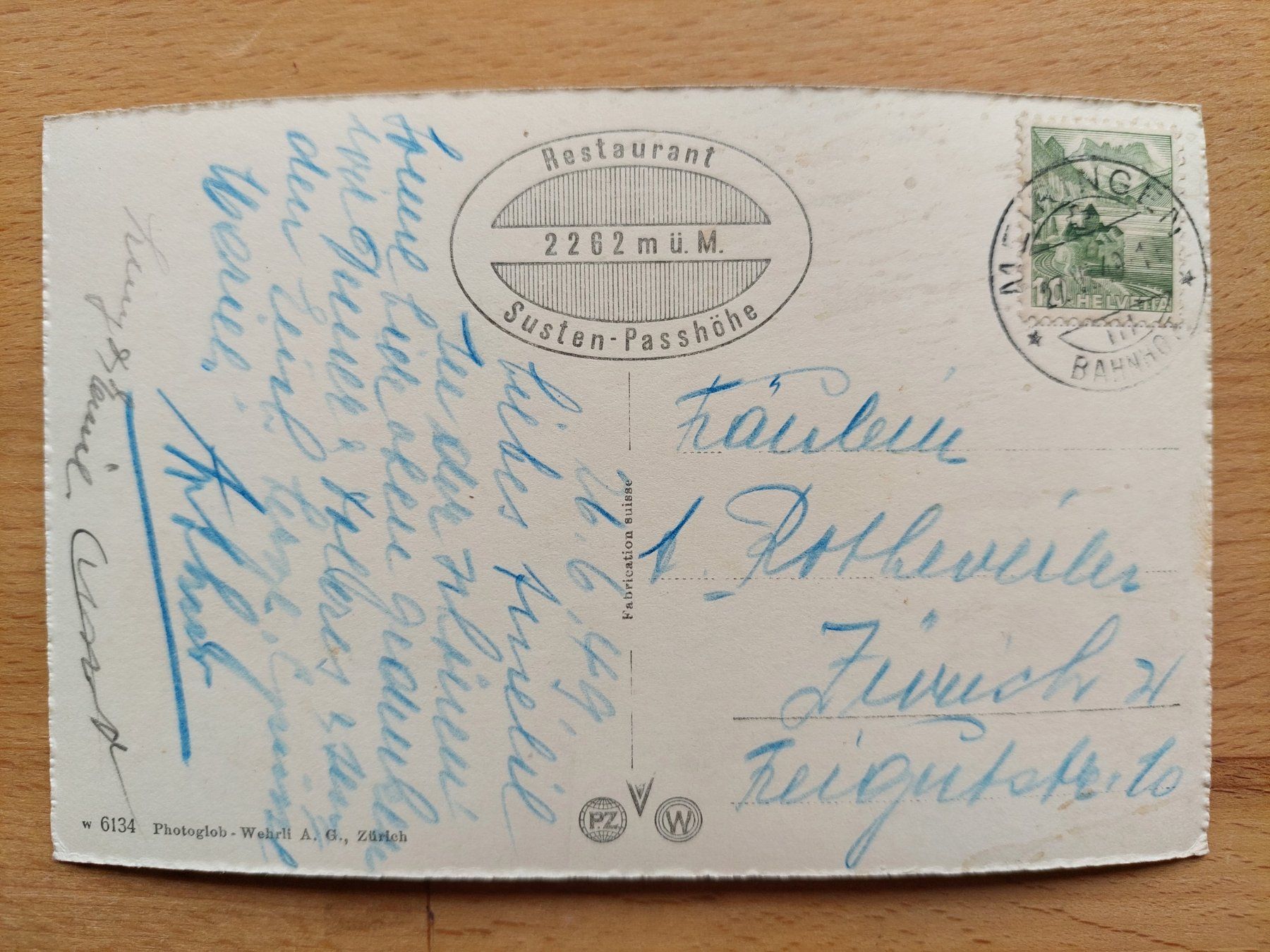 Cartes postales: AK Sustenstrasse mit Postautos – D'occasion à Obfelden par Foto_Bild_Kunst_Buch 1