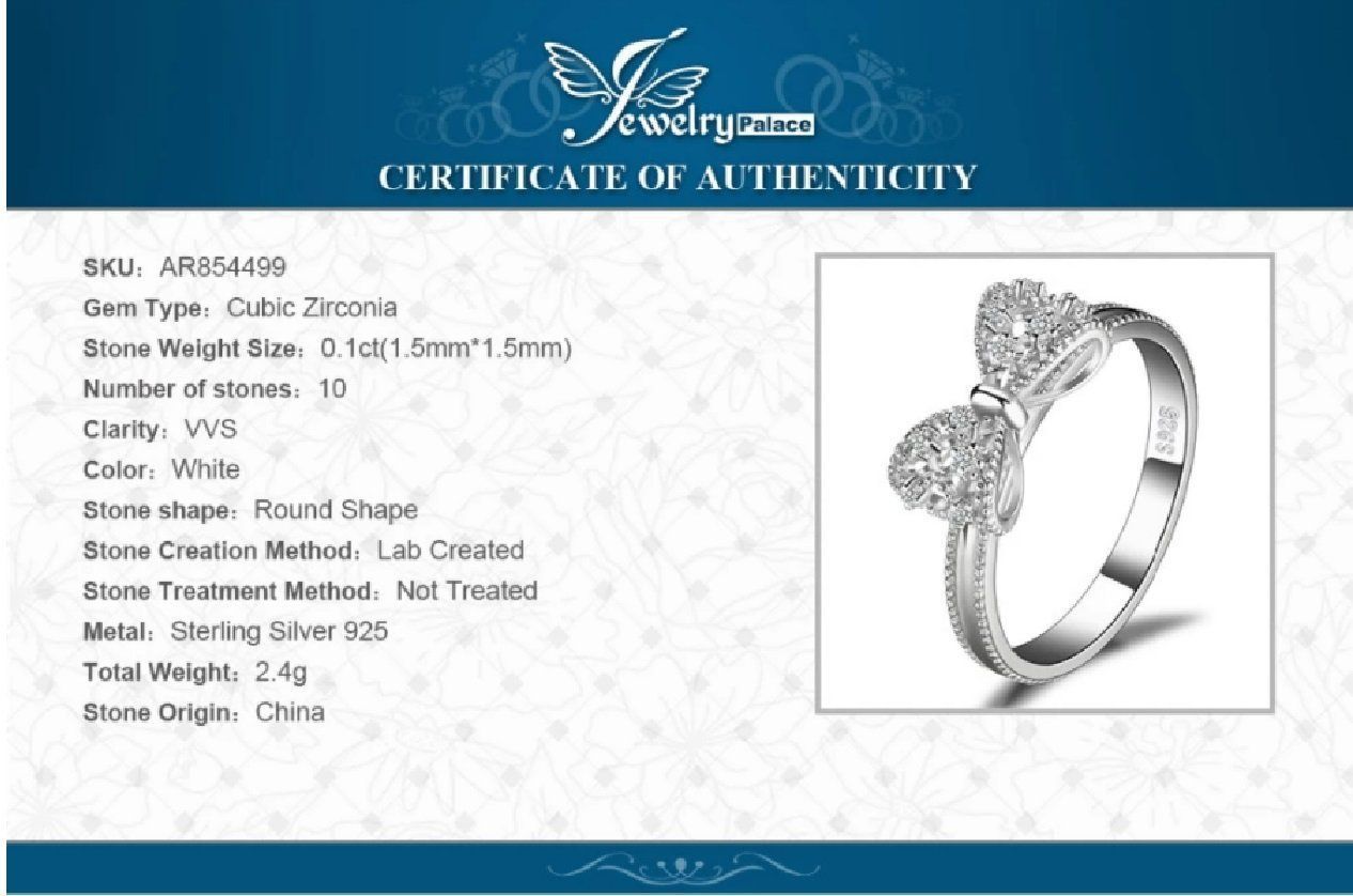 Anelli: 925 Sterling Silber Ring mit Zirkonia – Nuovo e nell'imballaggio originale da Uerkheim venduto da Kaufoption 5