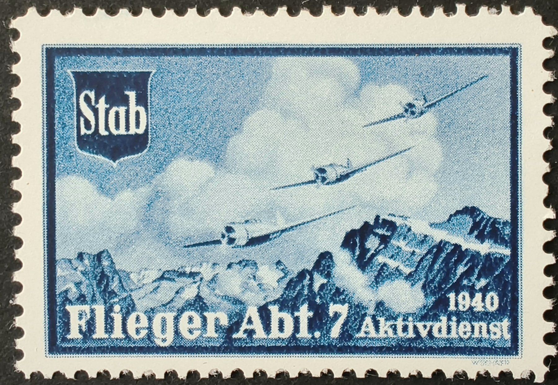 Tutti i francobolli: Stab Flieger Abt 7, 2.WK, Wi Fl 61 – Usato da Niederuzwil venduto da LichtPhil