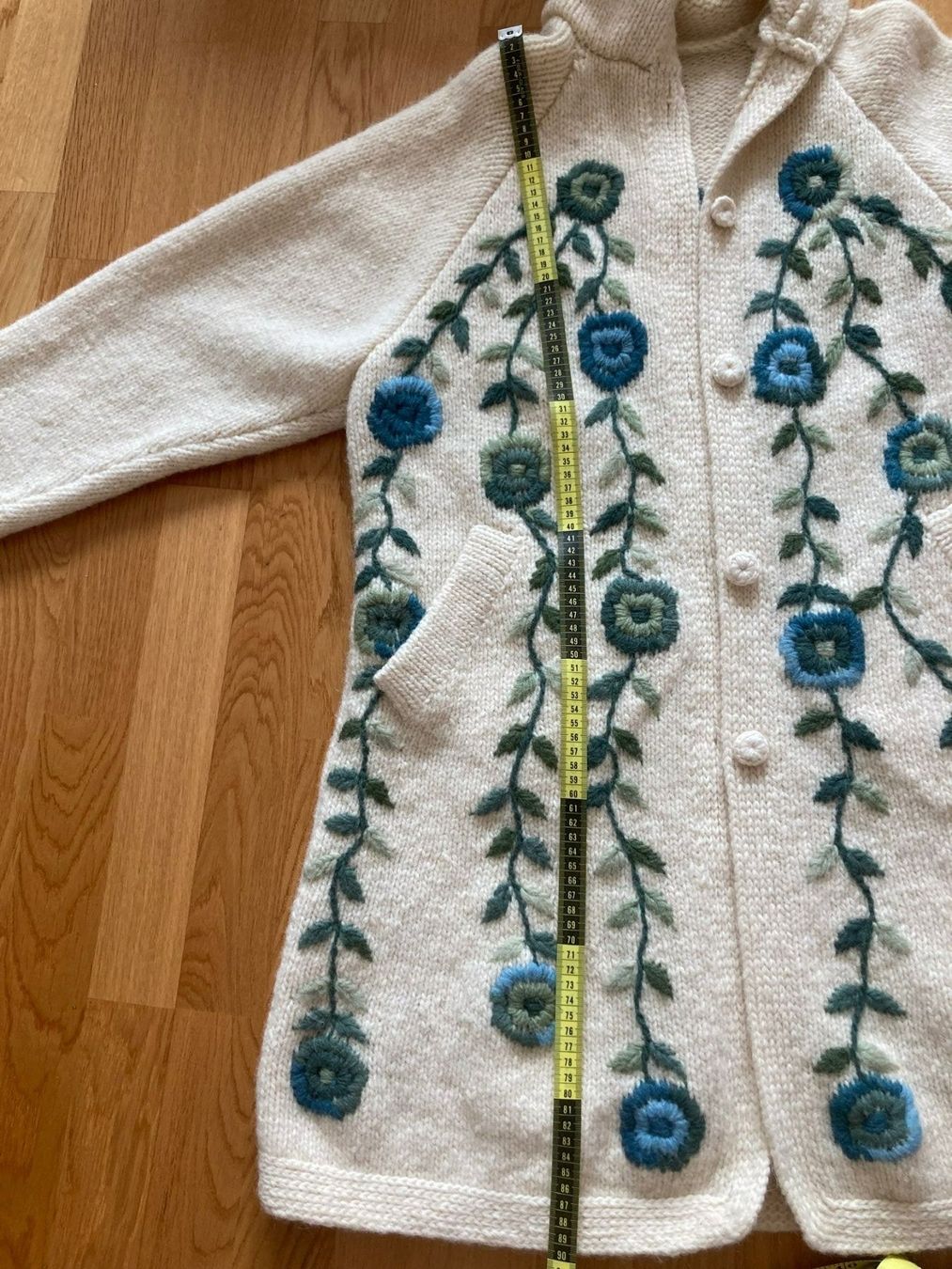 Cappotti: Warmer Wollmantel mit schönem Blumendesign – Nuovo (secondo la descrizione) da Basel venduto da Eleonora3 6