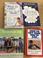 Parenting Books Lot: What to Expect First Year, Gentle Sleep