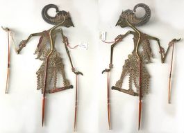 Antike Schattenspielfigur aus Indonesien, Sammlerstück