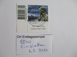 Voll Ort Ersttagsstempel 8840 Einsiedeln