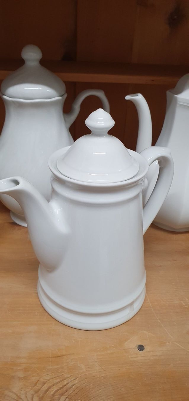 Teekannen: 5 weisse alte Krüge Kannen Tee-oder Kaffeekannen – Neu (gemäss Beschreibung) aus Hittnau von Gamoe 4