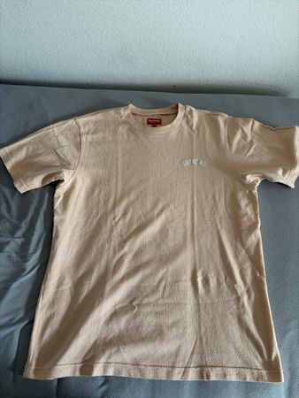 Supreme T-Shirt Herren Grösse M beige/hellpink neuwertig