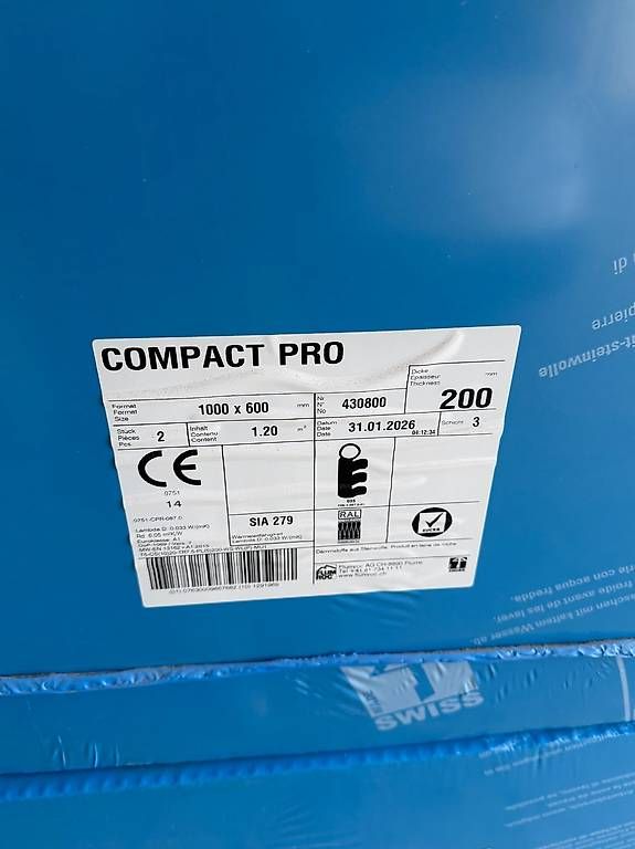 Matériau de remplissage: Isolationplatten Flumroc Compact pro 200mm – D'occasion à Arosa par bee_m999