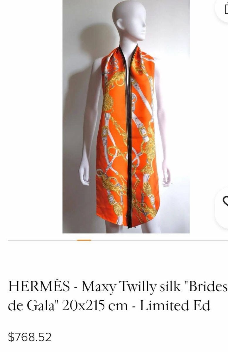 Hermès Foulard & Sciarpe: Hermes Maxy Twilly Silk Scarf – Usato da St.Josefen venduto da lop_lh8d 1