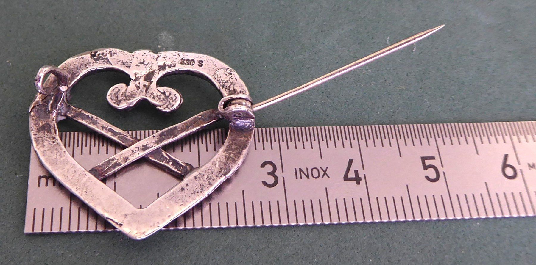 Spille & Fermagli: Antike Brosche 830 Silber 1890 - 1910 – Usato da Muri AG venduto da silvermouse007 2