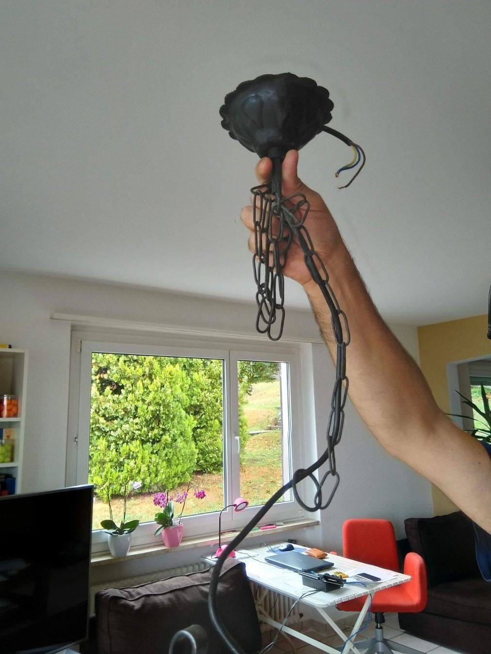 Lustres & lampes de plafonds: lampada in ferro battuto – D'occasion à Porza par tbch 1