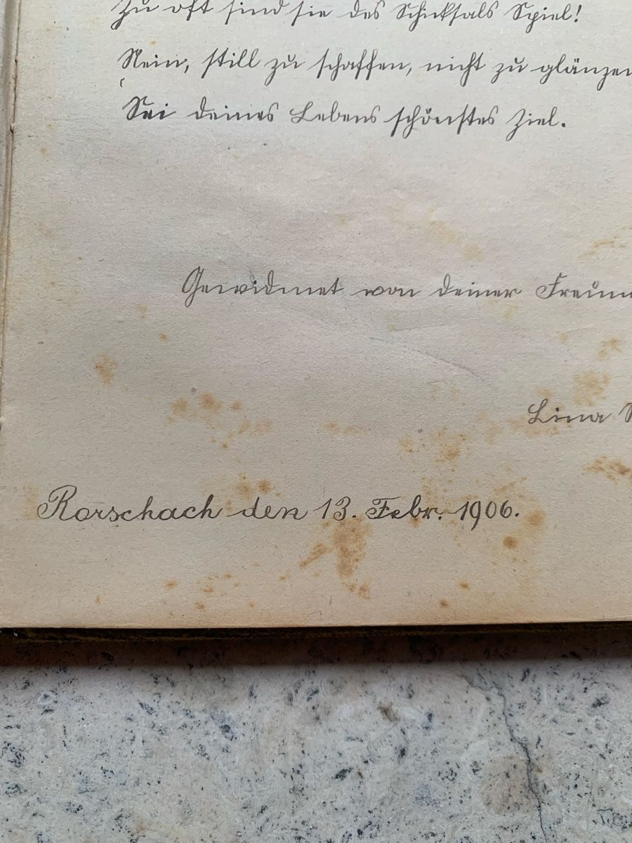 Album: Altes Erinnerungsalbum 1906 – Usato da Rorschacherberg venduto da raf_2ll8 8