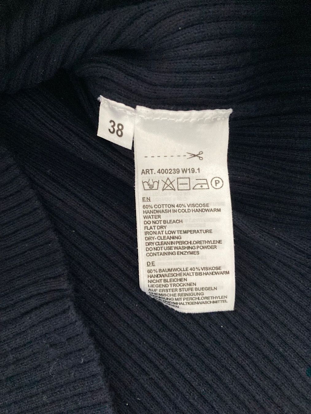 Repeat Maglioni & Felpe: REPEAT Rundhalspullover, Gr. 38, Baumwolle/Viskose, Navy – Usato da Zürich venduto da einefreude 4