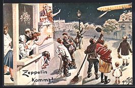 A. Thiele: Zeppelin kommt!, Nachtfahrt, 