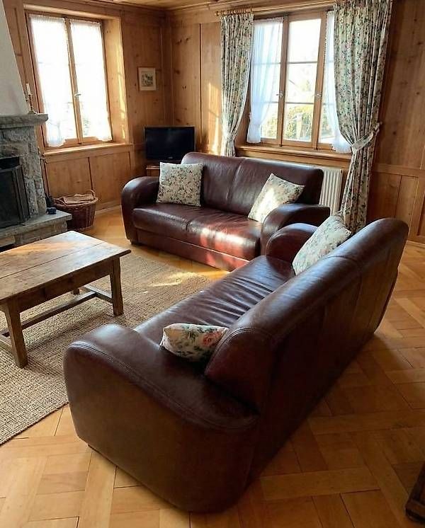 Sofas:  Leder-Garnitur Couch 3-Sitzer 2-Sitzer Sofa Bordeaux Sofa – Gebraucht aus Wittenbach von Stefan.K57
