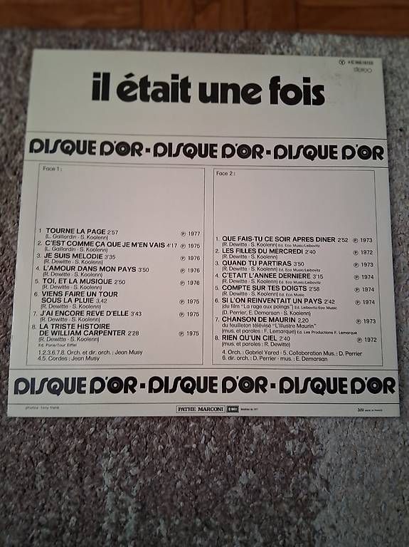 Dischi in vinile: Il était une fois – Usato da Aigle venduto da Marcagapit 1