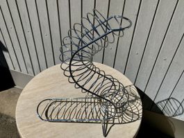 Dekorative Fruchtrondelle aus Chrom