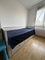 IKEA HEMNES Tagesbett / Ausziehbett mit 3 Schubladen – Weiss