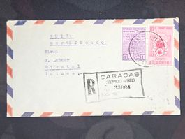 CL25 Enveloppe + Timbre Venezuela 1954