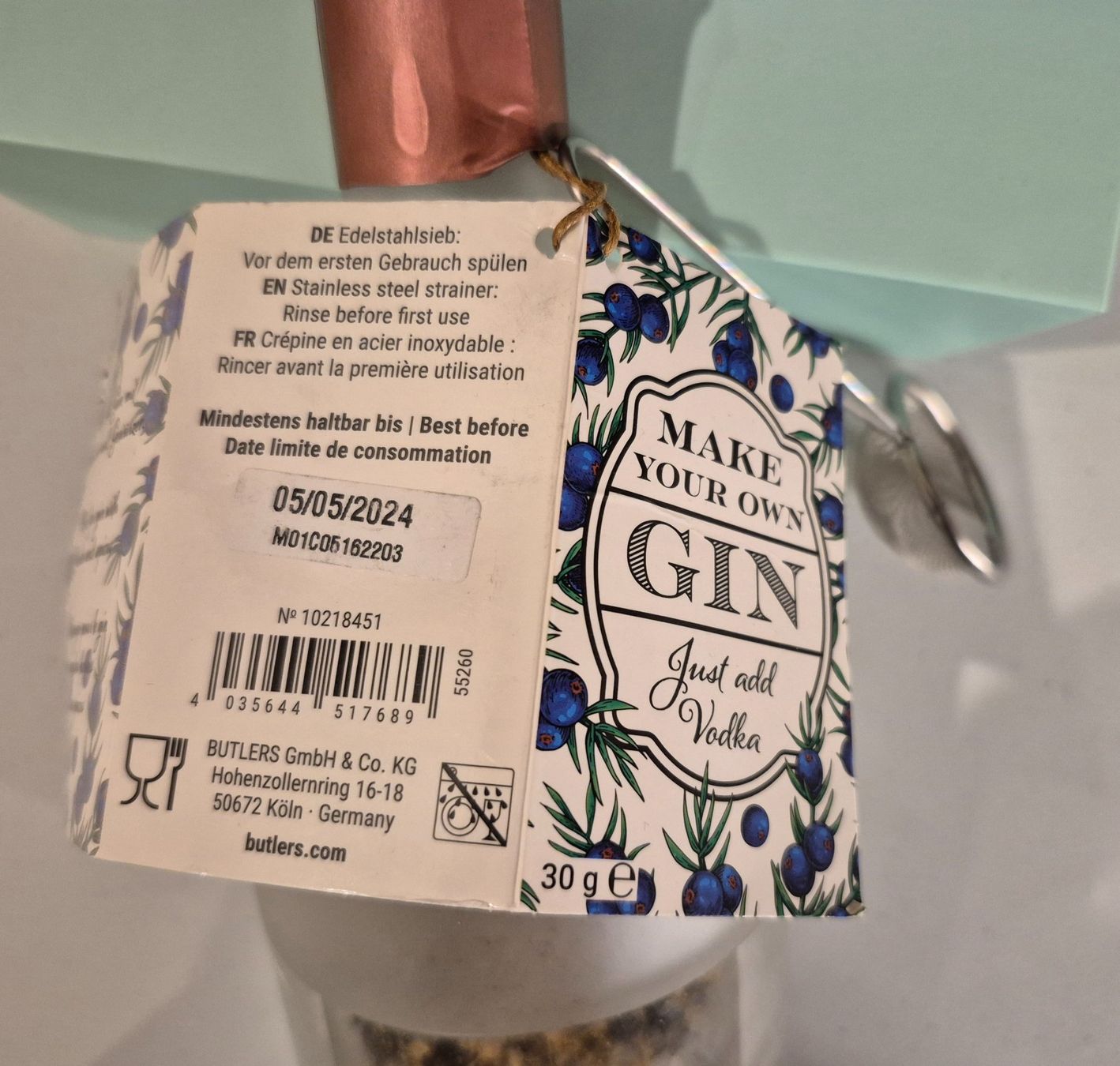 Baukästen: Make Your Own Gin Set, Neu, Geschenkidee! – Neu und originalverpackt aus La Neuveville von Vestiaire_2011 1