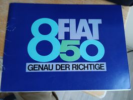 Automobil Prospekt / Fiat 850 - Ausgabe 1964