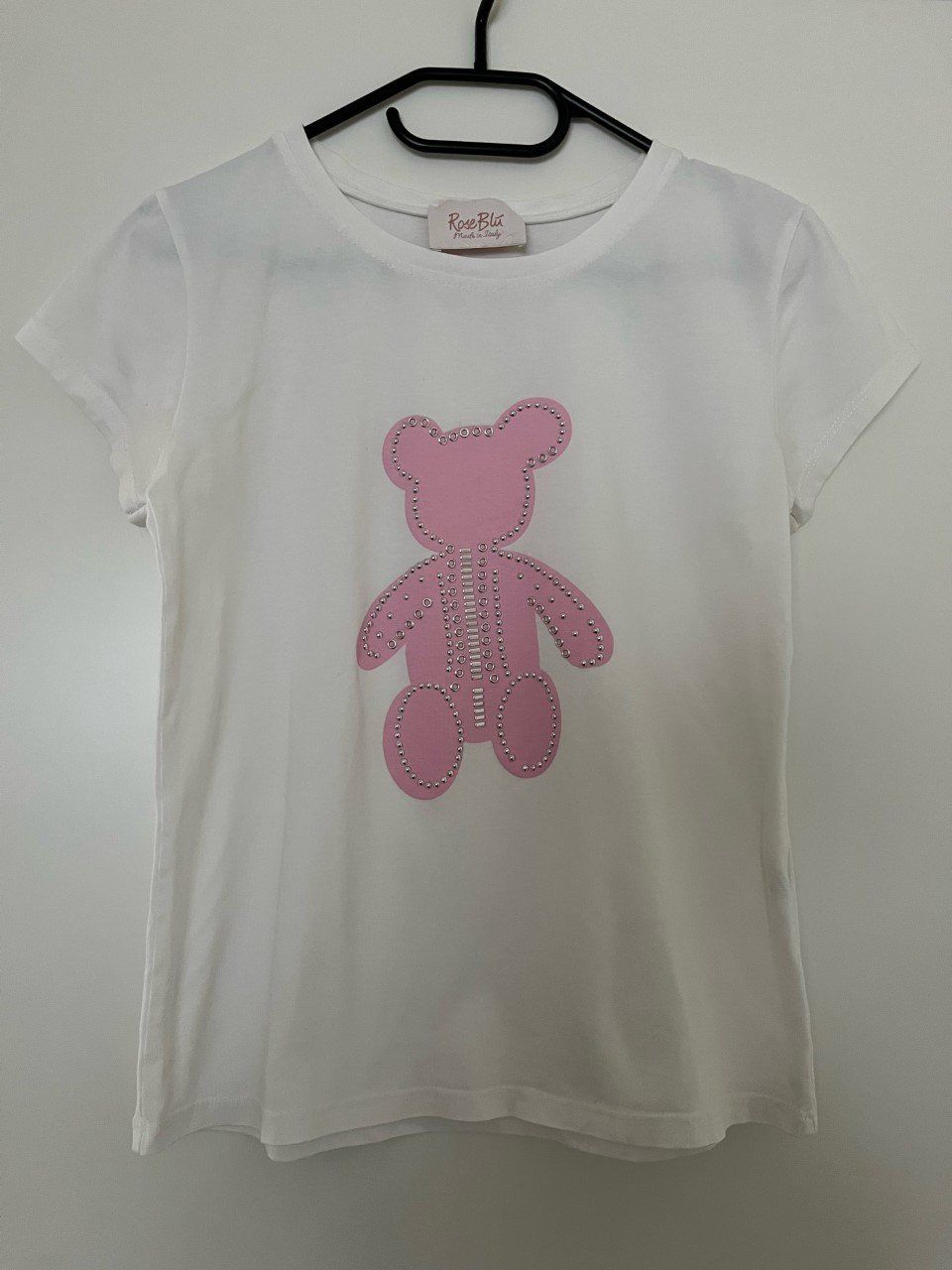 T-shirt: T-Shirt One Size, Farbe weiss/pink – Usato da Triesen venduto da dardaleni