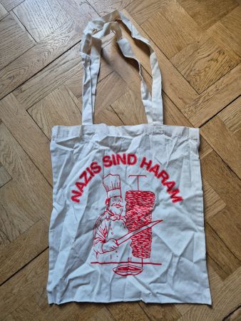Nazis sind Haram Tragetasche, Stoffbeutel, Baumwolltasche