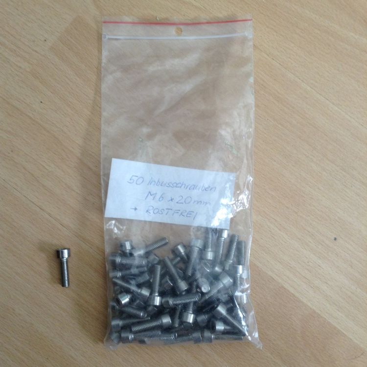 Vicma Inbusschrauben-Set – 6 Stück, Verschiedene Farben & Größen, Für Verkleidungen & Trittbretter