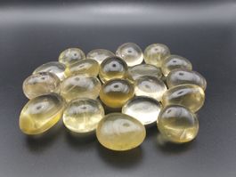 1x Natürlicher Citrin Trommelstein, Top Qualität
