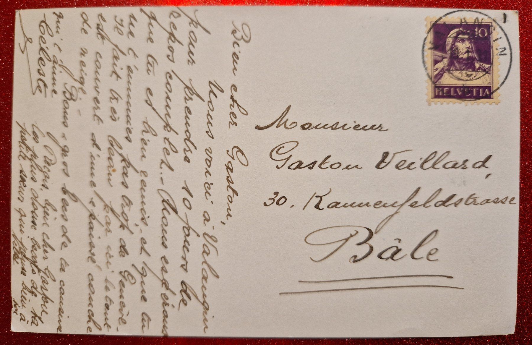 Cartoline postali: Château de Valangin 1931 – Usato da Melchnau venduto da Fishel 1