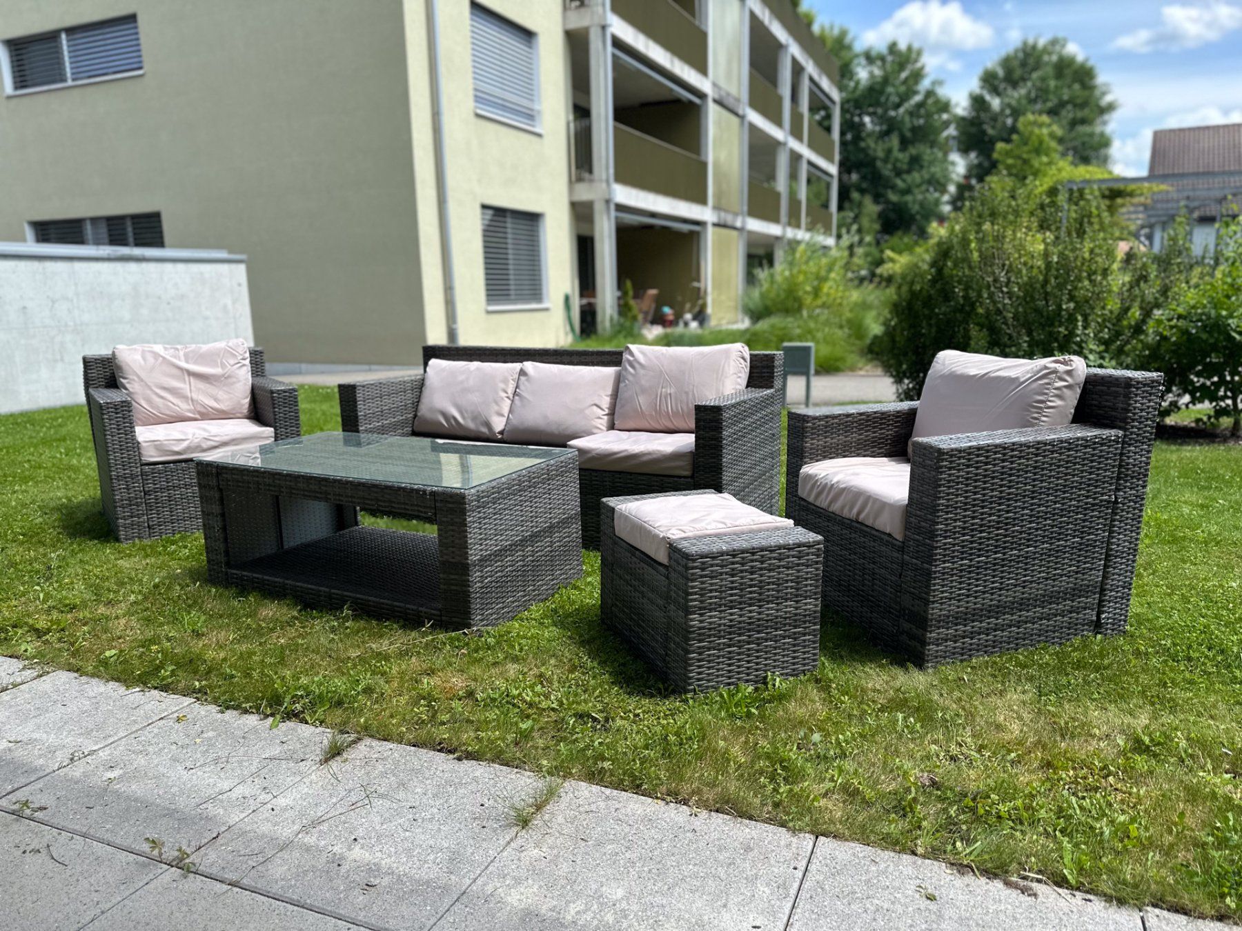 Gonser Divani: Gartenmöbel Rattanlounge MANILA – Usato da Fehraltorf venduto da essah4life 1
