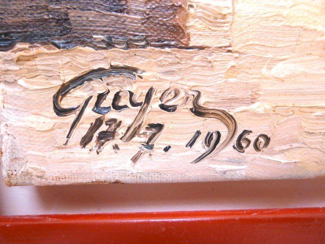 Gemälde: Hafen Stimmung Oel-Gemälde auf leinwand – Gebraucht aus Liestal von euro2006 1