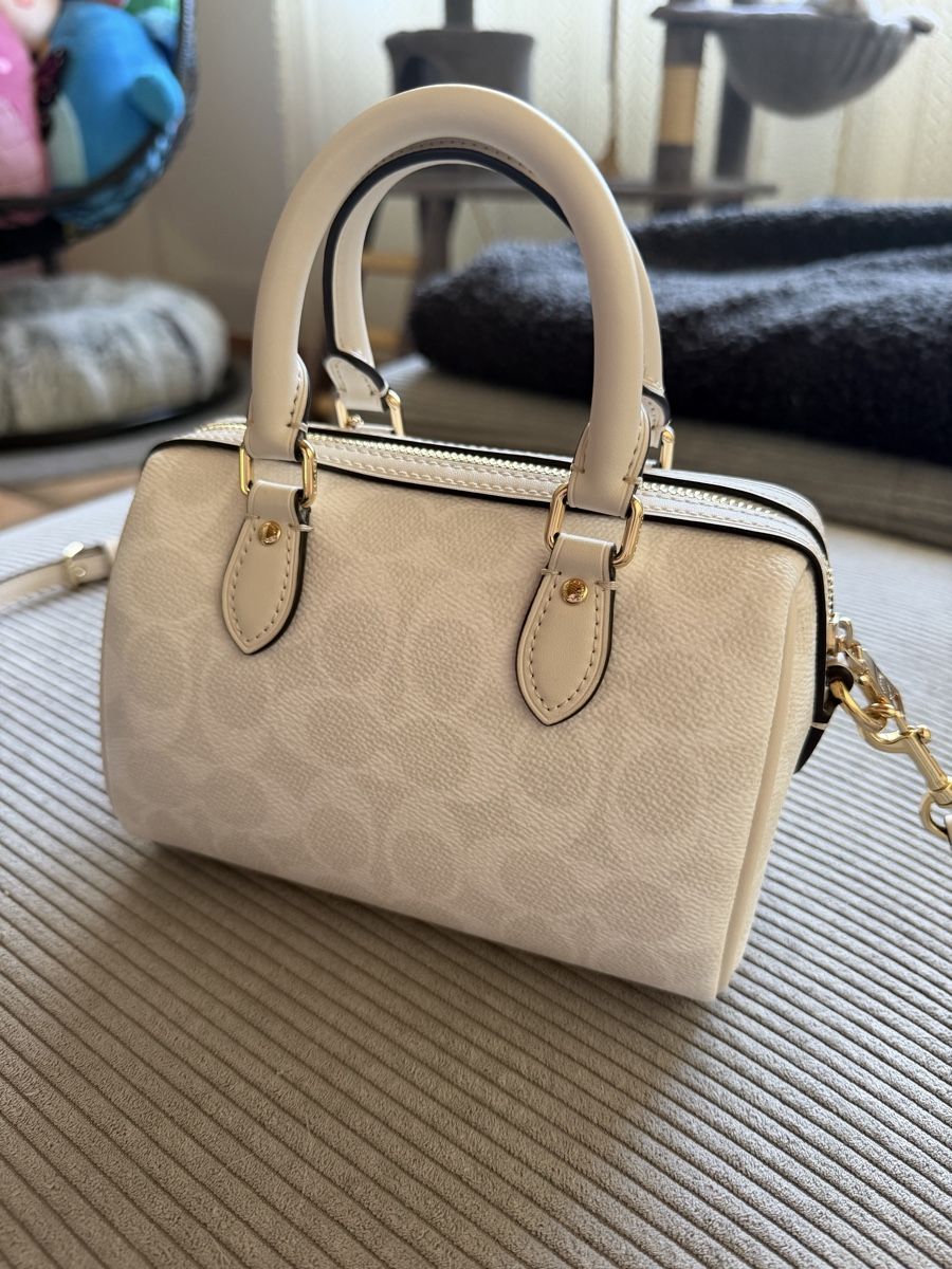 Coach Borse da donna: Coach Mini Rowan Weiss Signature Canvas – Nuovo (secondo la descrizione) da Intschi venduto da sam_t5kc 3