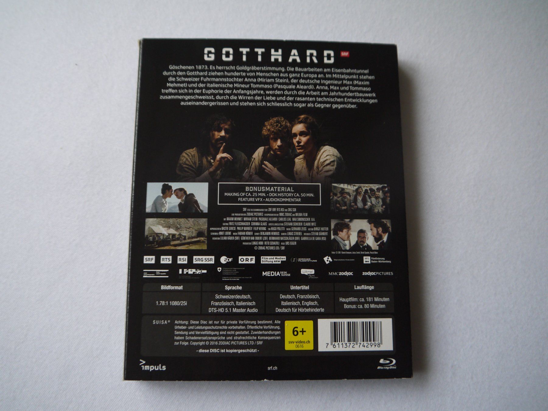 Tutti i DVDs: GOTHARD-Fortschritt um jeden Preis - Blu Ray – Usato da Hagendorn venduto da Blaf 1