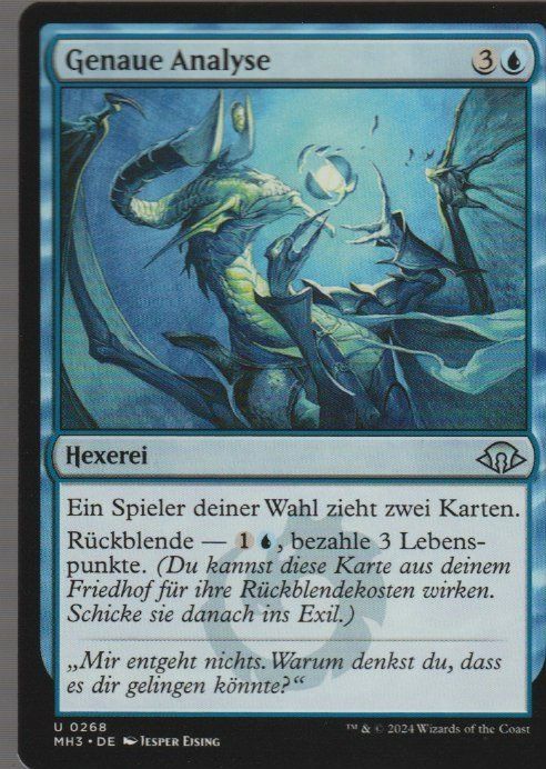 Magic The Gathering Carte collezionabili: TCG Magic The Gathering MTG MH3 0268 Genaue Analyse – Nuovo (secondo la descrizione) da Vezia venduto da Aquarius_Age