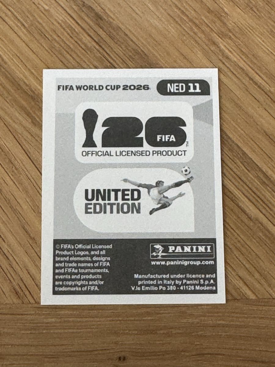 Panini Carte collezionabili: Panini 2026 NED 11 – Nuovo (secondo la descrizione) da Grand-Lancy venduto da cyr_n5ky 1