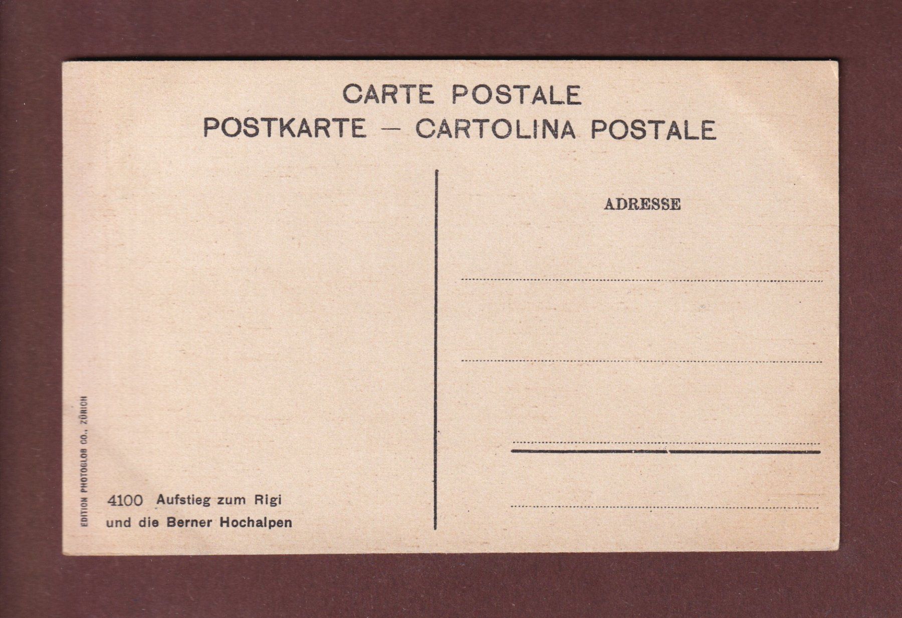 Cartoline postali: Aufstieg zum RIGI – Usato da Pully venduto da nicecards-shop 1