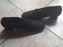 Chaussures vintages noires - daim grandeur 6.5