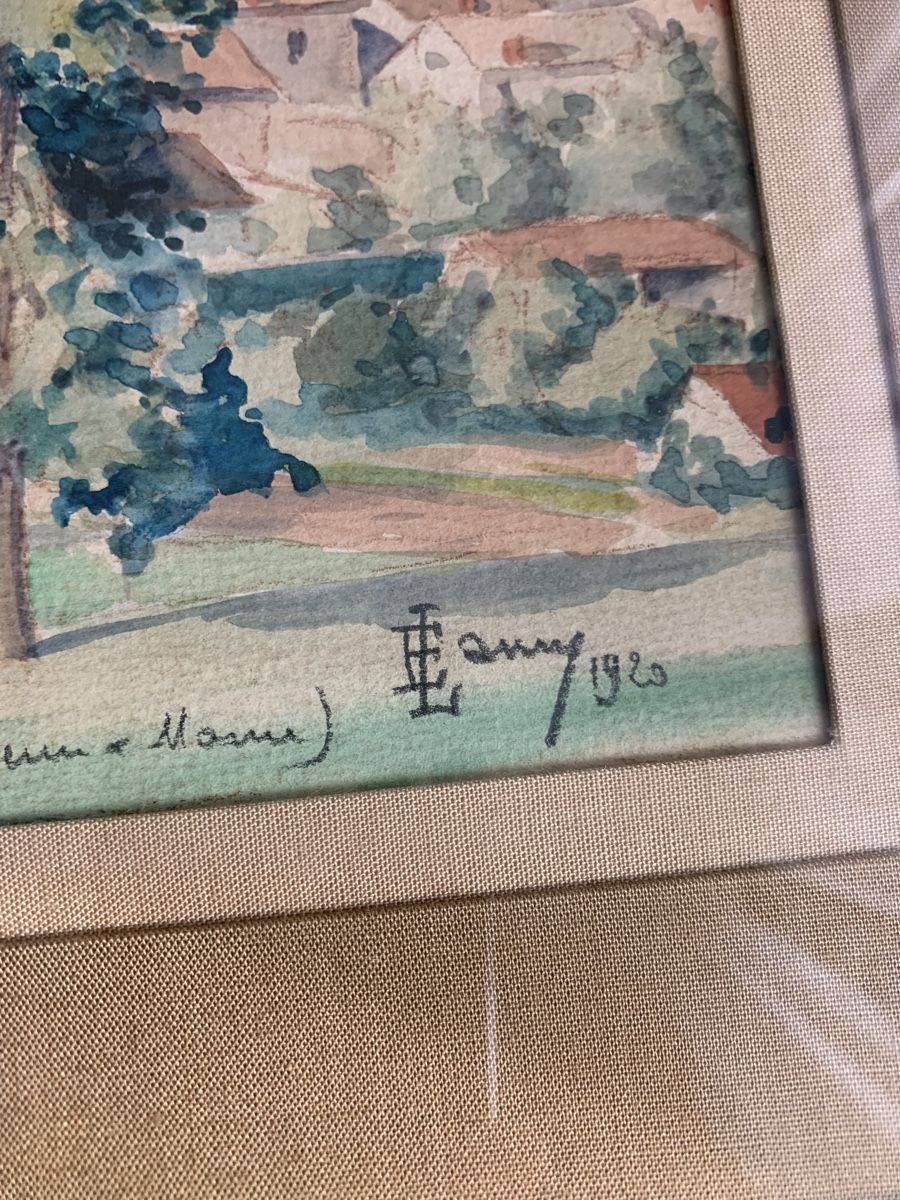 Dipinti: Aquarelle signé  – Usato da Onex venduto da bru_fp6t 4