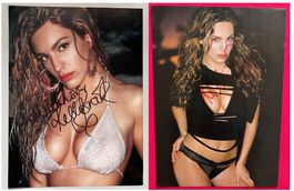 KELLY LE BROOK 2 x sexy Original Autogramm MAXIM +COA
