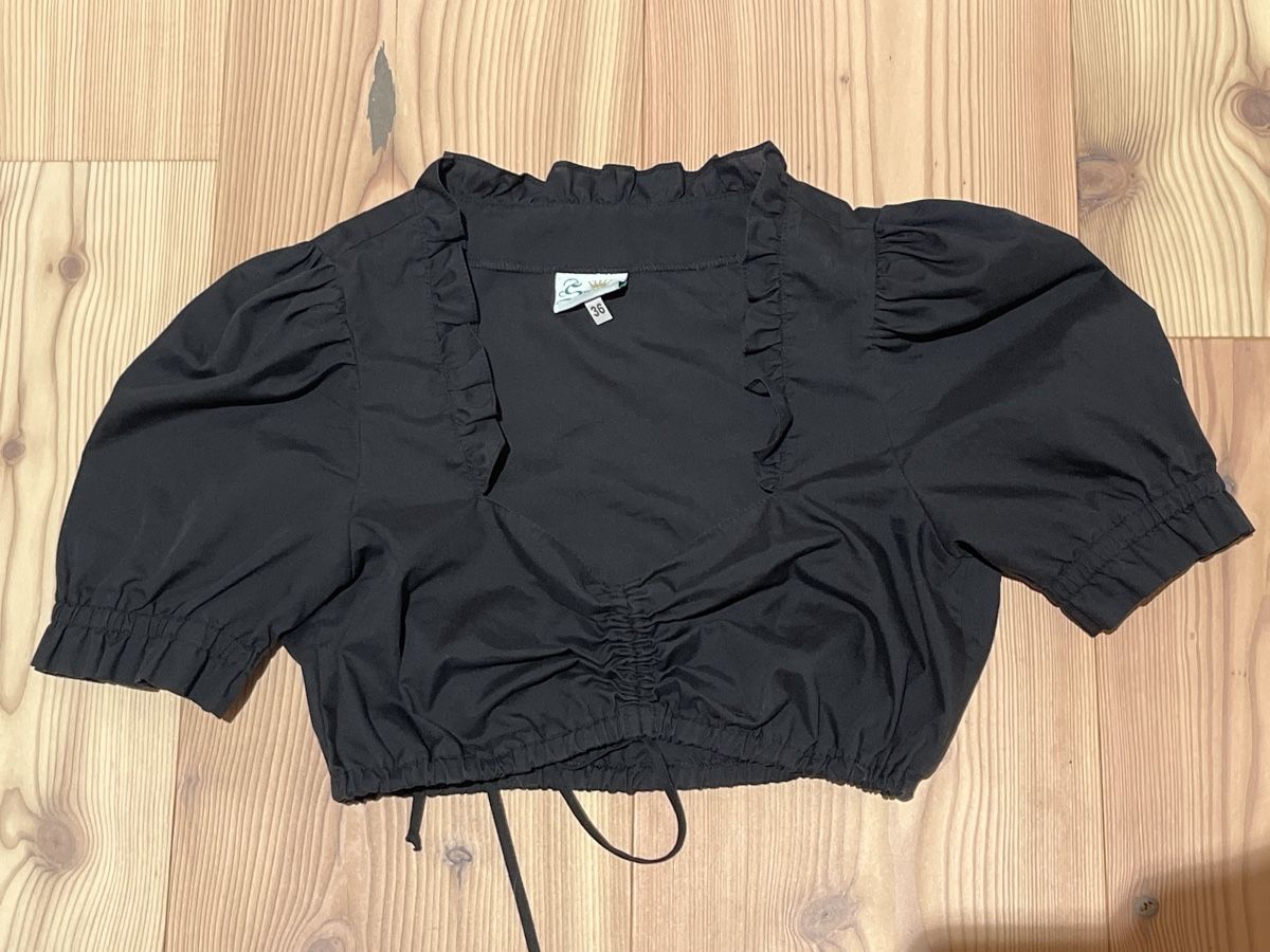 Camicette: Dirndlbluse Stoiber schwarz Gr.36 – Usato da Illnau venduto da Anook05