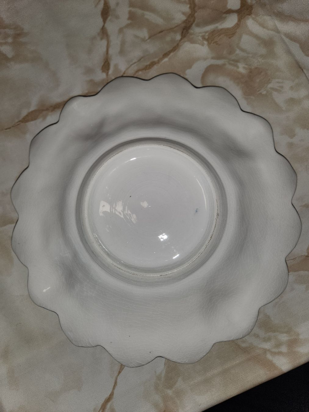Piatti di portata: Doppelte Keramikschale blau-weiss mit Sommer Design – Usato da Herisau venduto da bin_da 6