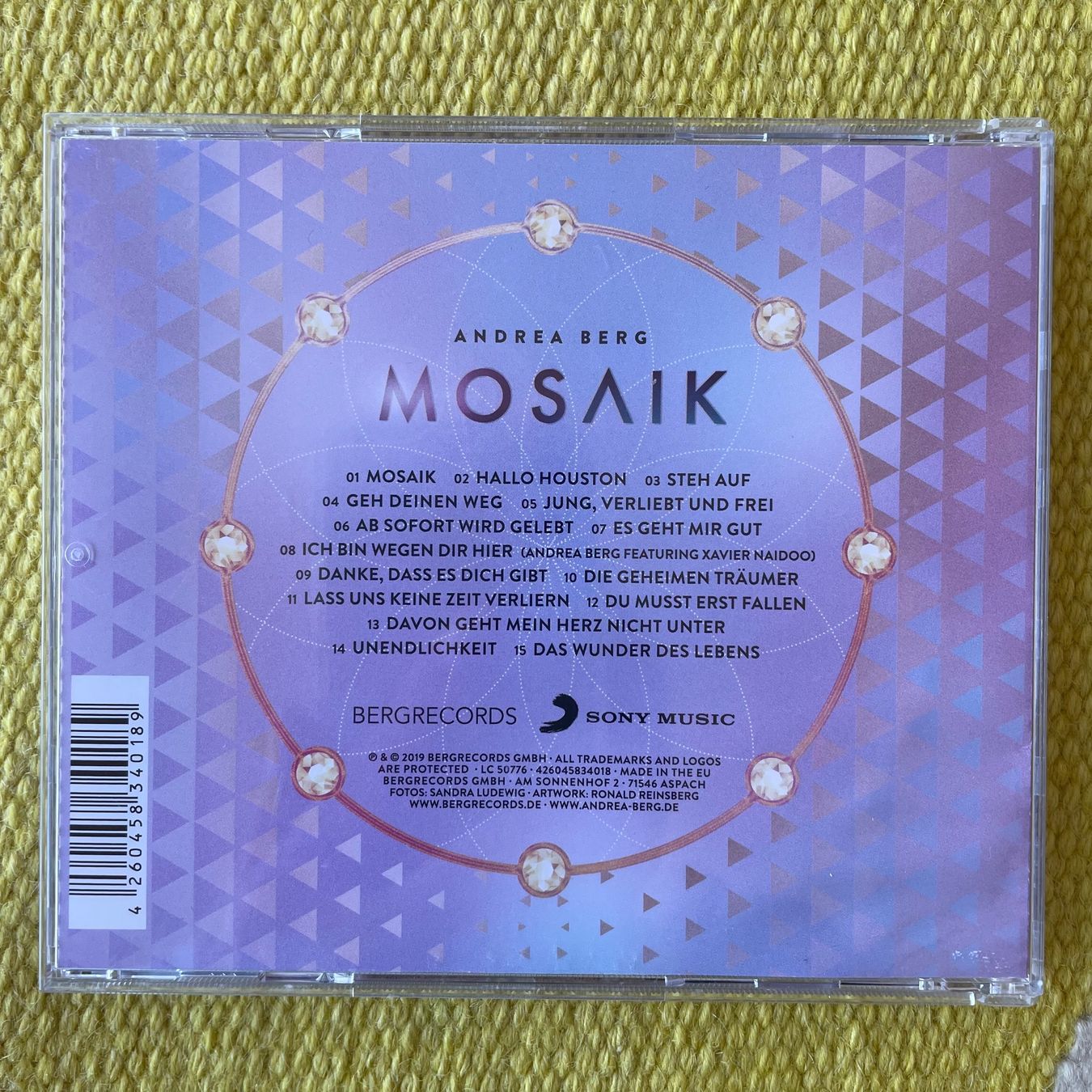 CD: ANDREA BERG-MOSAIK – Usato da Rorschacherberg venduto da CD-Roli 1