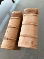 Plutarch 1615 Original-Frühdruck 2 Bände Leder Lyon