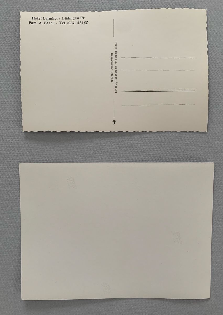 Cartoline postali: Ansichtskarten/Photos Schweiz - Düdingen FR – Usato da Düdingen venduto da polytropon_5 3