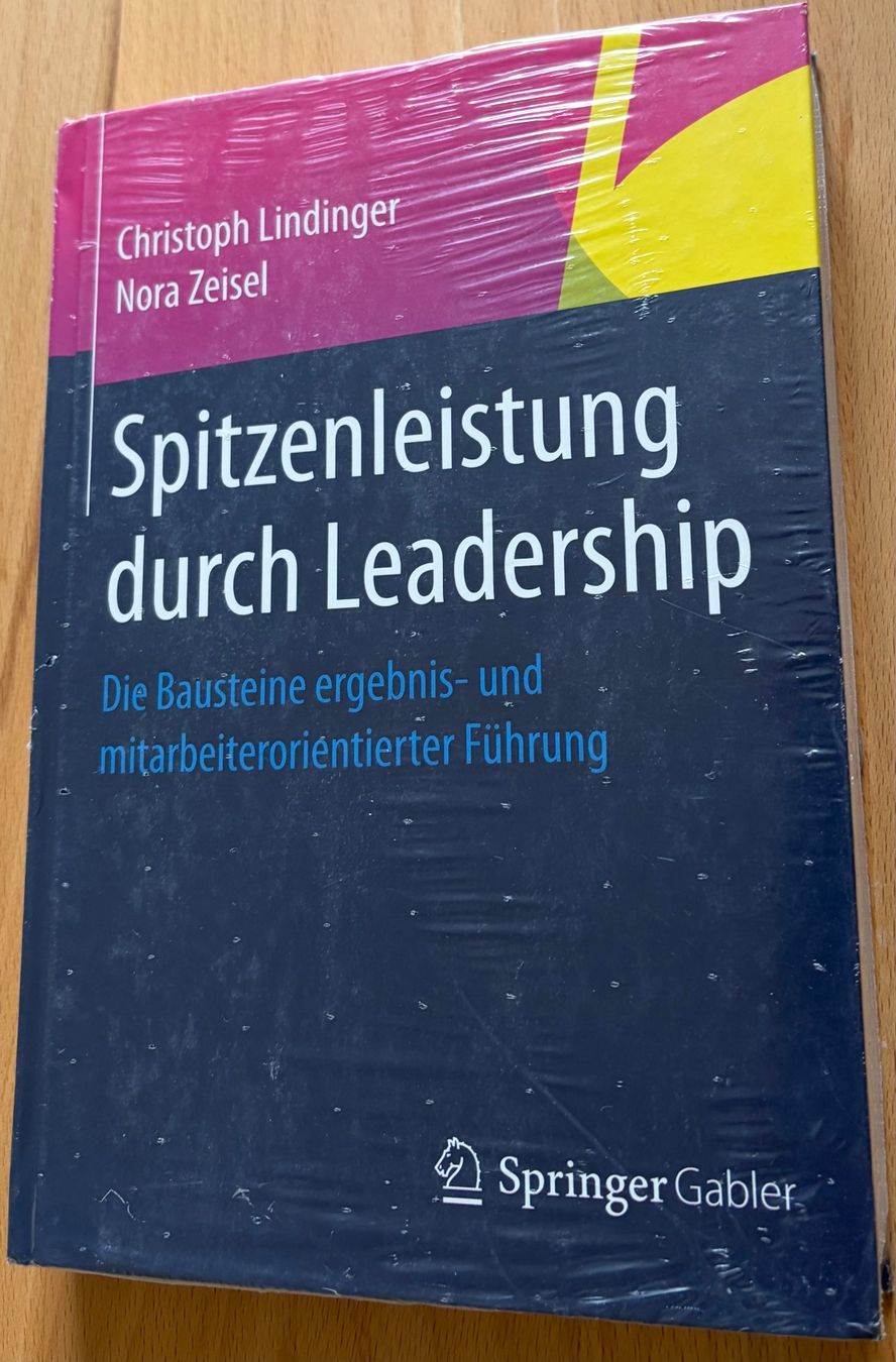 Libri: Spitzenleistung durch Leadership - Springer - originalverpac – Nuovo e nell'imballaggio originale da Zürich venduto da Verkaeuferin22