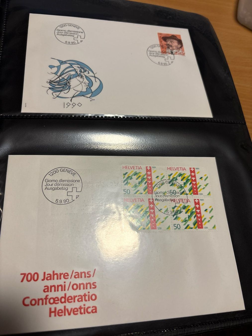 Tutti i francobolli: Suisse 1989 - Collection complète – Nuovo e nell'imballaggio originale da Palézieux venduto da Minou-Marc-Nico_Mimi 4