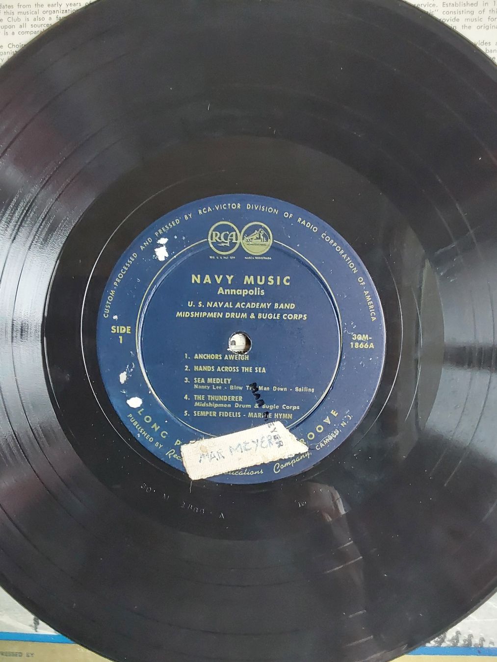 Vinyles: Navy Music -Vinyl 10" - US 1956 – D'occasion à Villeret par Fil11 2