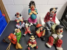 Diverse Clowns 8 Stk.